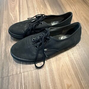 Vans Classic Low Black Canvas Sneakers 5.5 Men’s 7 Women’s